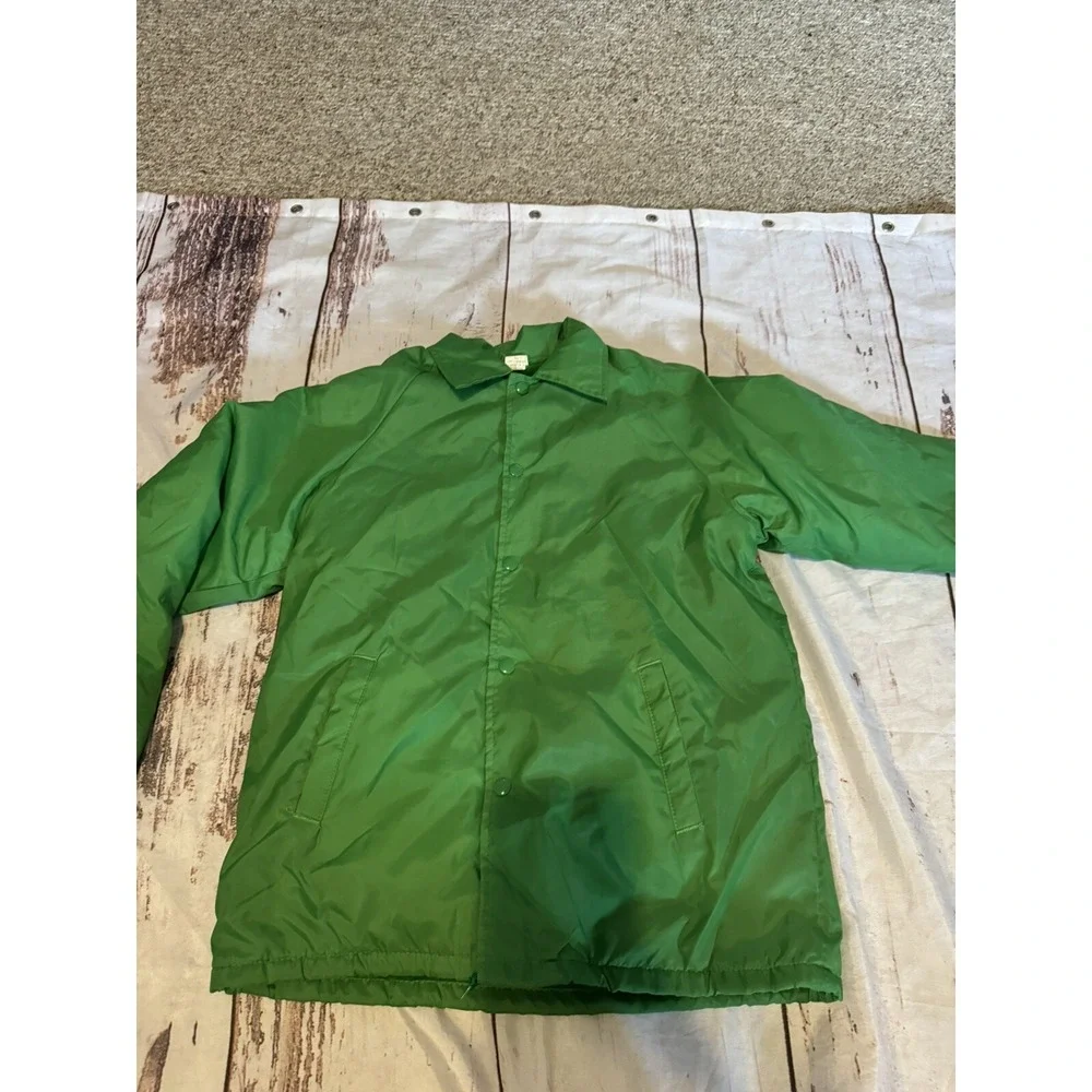 Vintage Michigan State Satin Jacket Spartans Youth Lg 14/16 Women's Small Med